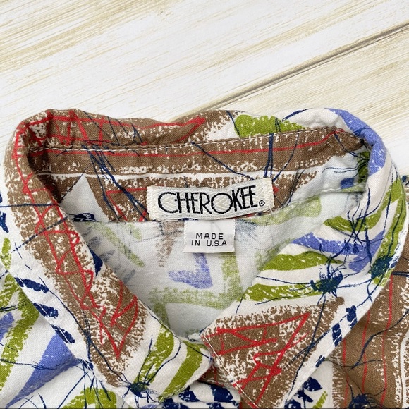 Vintage 1980’s Funky Print Shirt - Picture 5 of 8